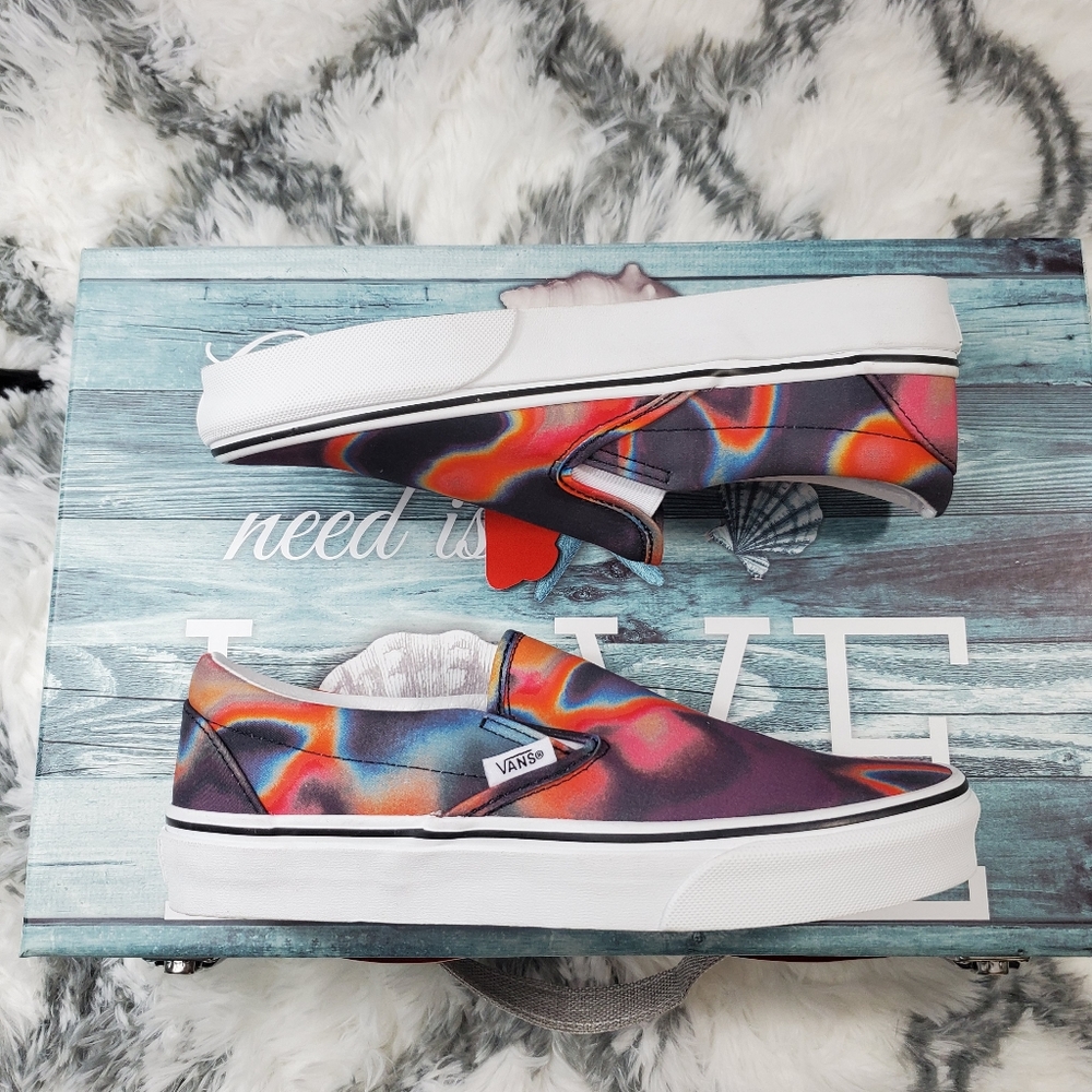 Vans Classic slip-on dark aura multi color (CL) - Picture 6 of 15